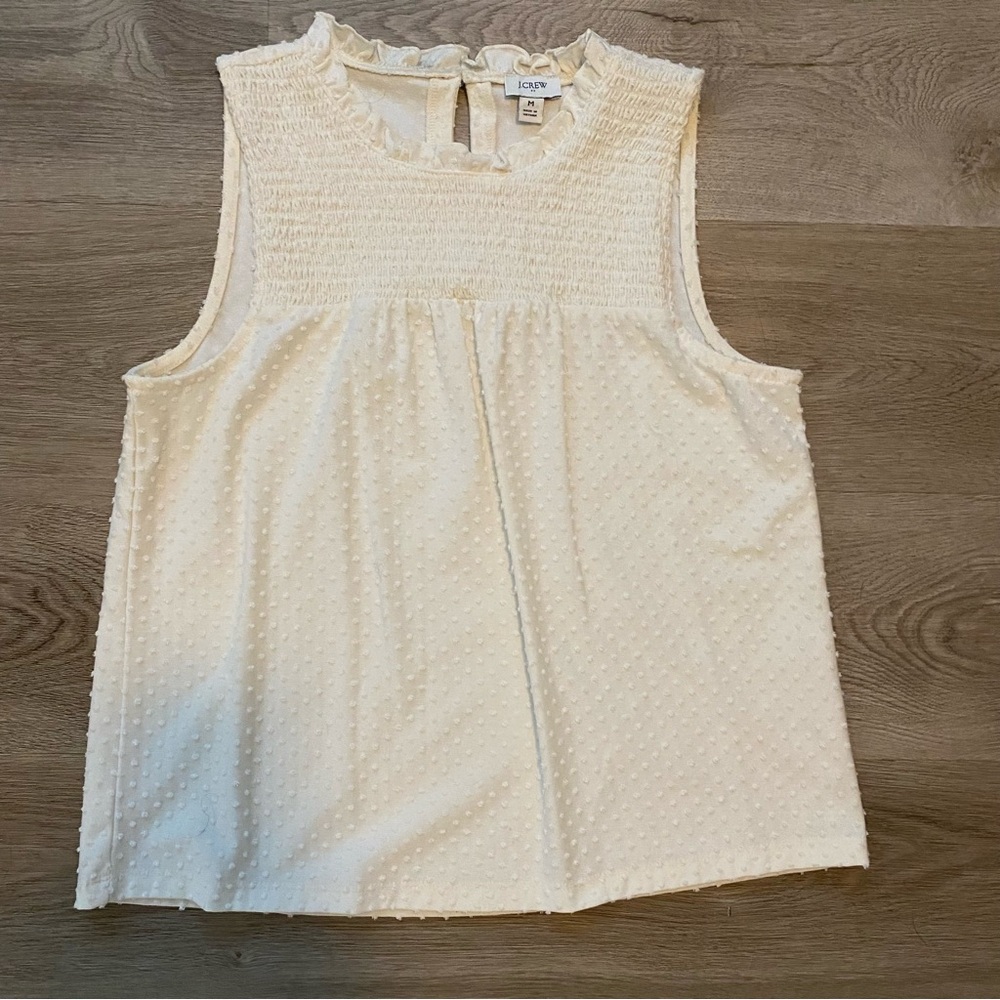 J. Crew Dot Tank Top